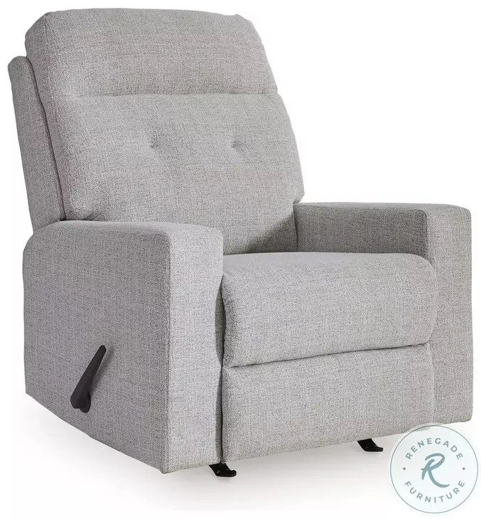 Valeview Stone Performance Fabric Rocker Recliner