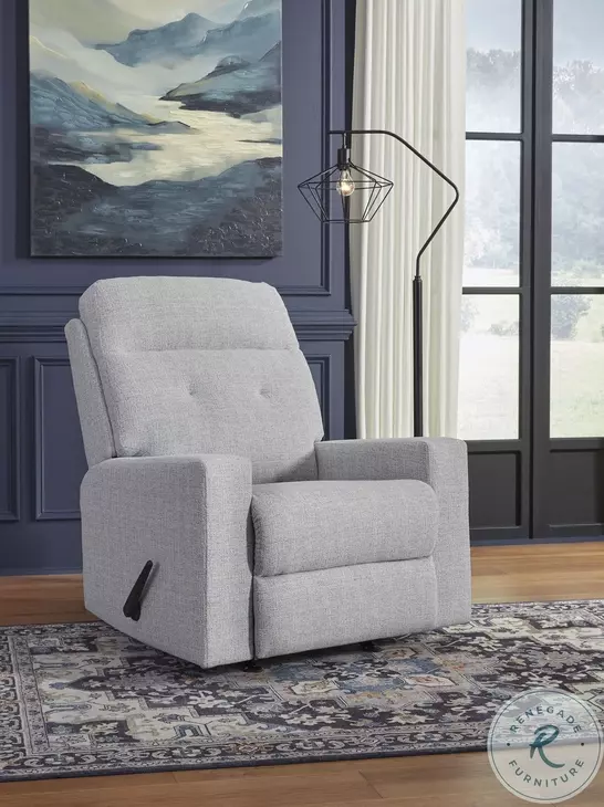 Valeview Stone Performance Fabric Rocker Recliner