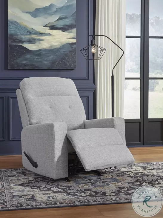 Valeview Stone Performance Fabric Rocker Recliner