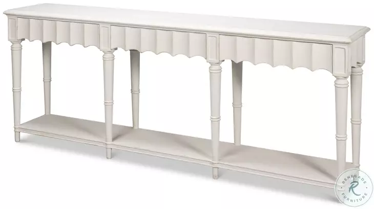 Chantal Antique White Console Table