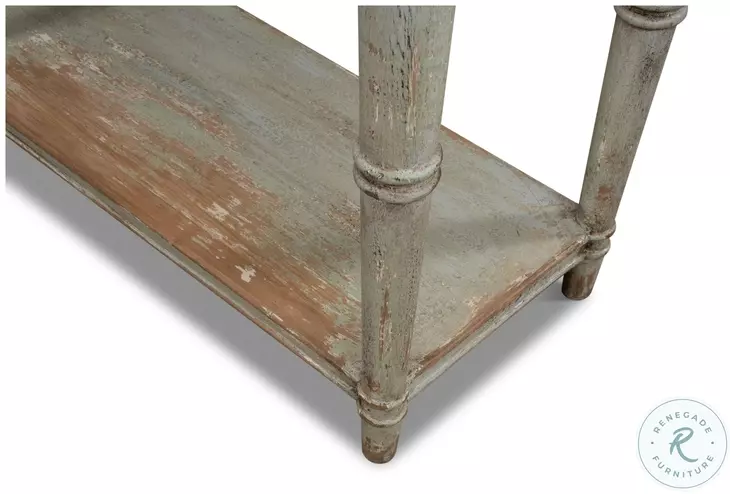 Chantal Natural And Sage Console Table
