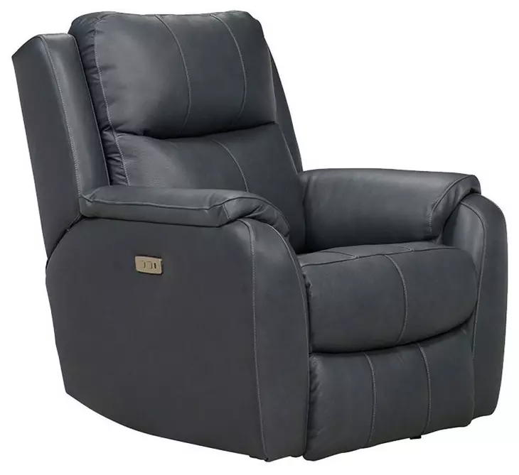 Marquis Horizon Leather Rocker Power Recliner with Power Headrest and USB Charging