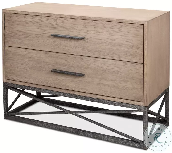 Blyth Flaky Pine 2 Drawer Chest