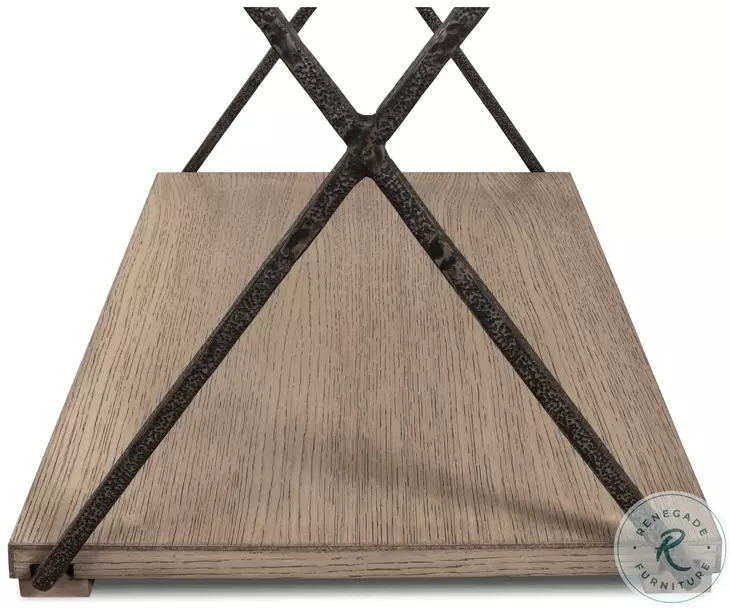 Nathanial Flaky Pine Side Table