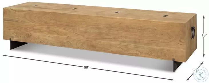 Stuben Wheat And Gunmetal Bench