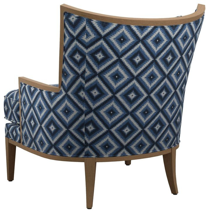 Atwood Navy Upholstered Chair