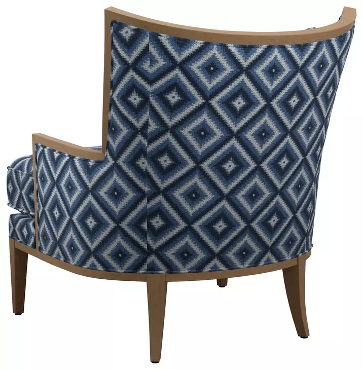 Atwood Navy Upholstered Chair