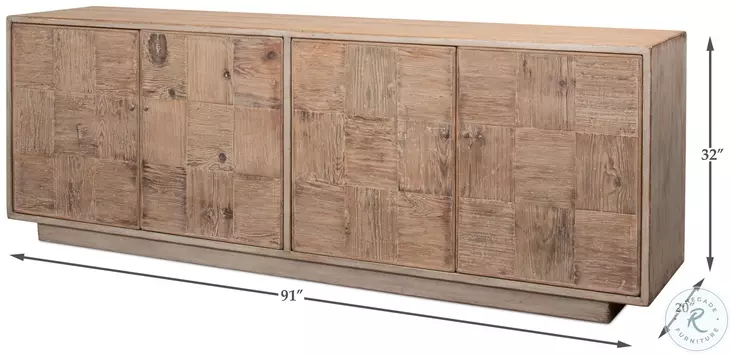 Quinn Stone Grey Sideboard