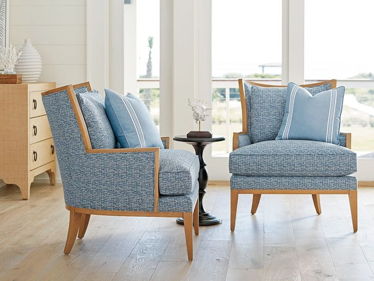Atwood Denim Upholstered Chair
