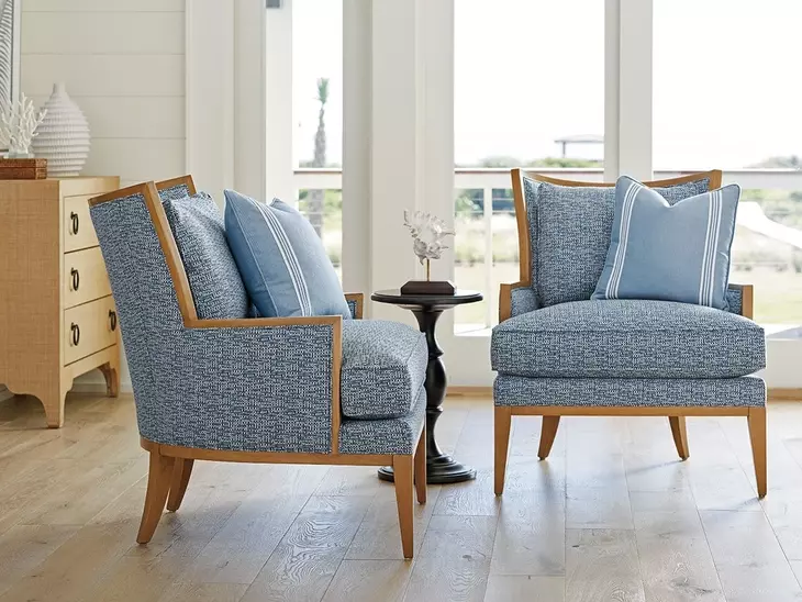 Atwood Denim Upholstered Chair