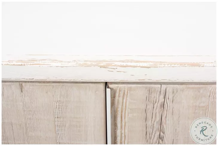 Stefano Antique White 2 Door Commode