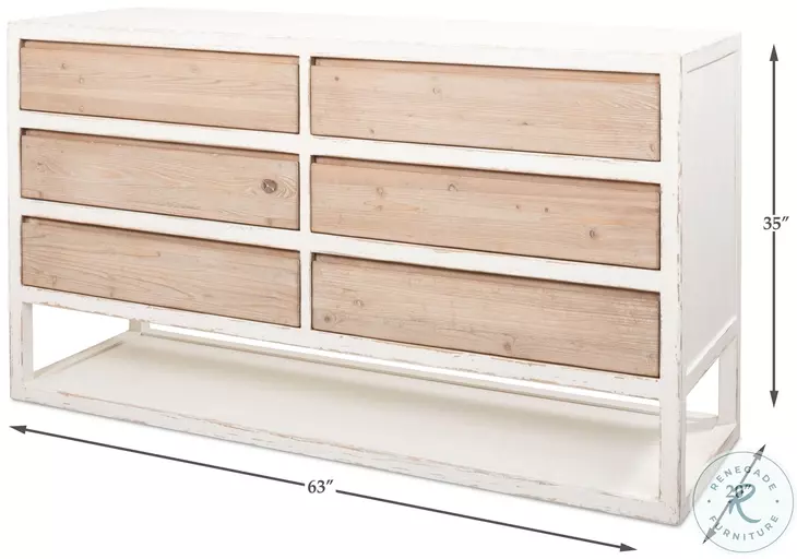 Connor Antique White And Weathered Sideboard