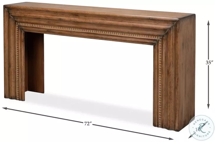 Mantel Brown Console
