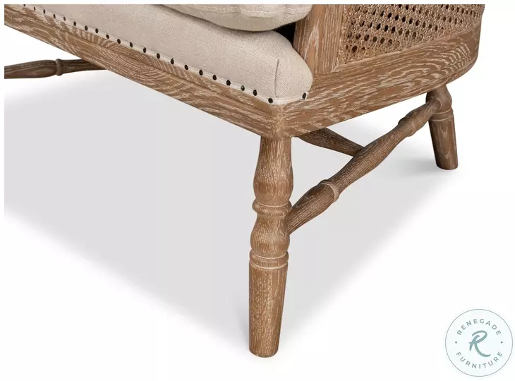 Randolph Natural Wingback Chair