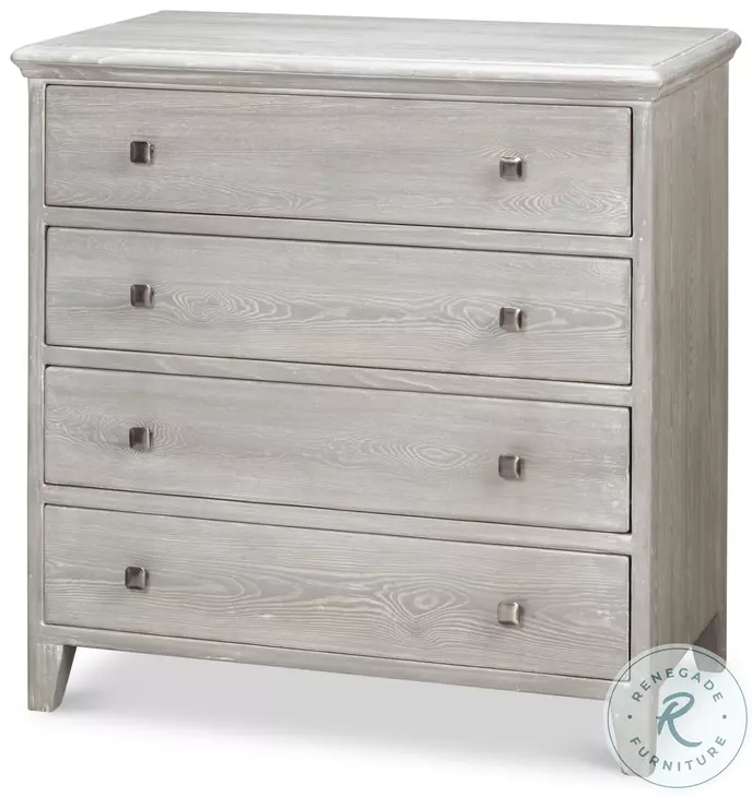 Burton Moonskin 4 Drawer Commode