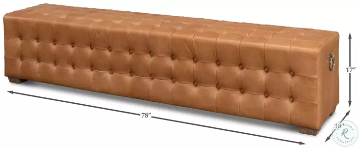 Beam Light Brown Bench