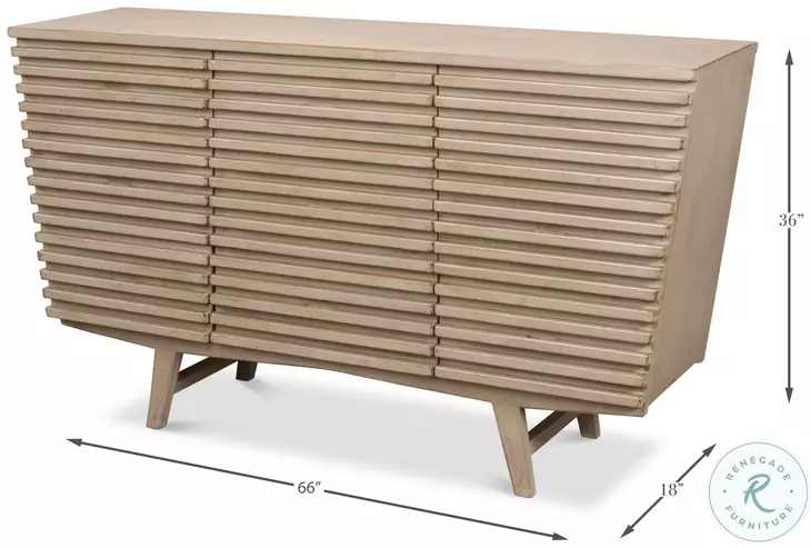 Ribbed Stone Grey 9 Drawer Commode