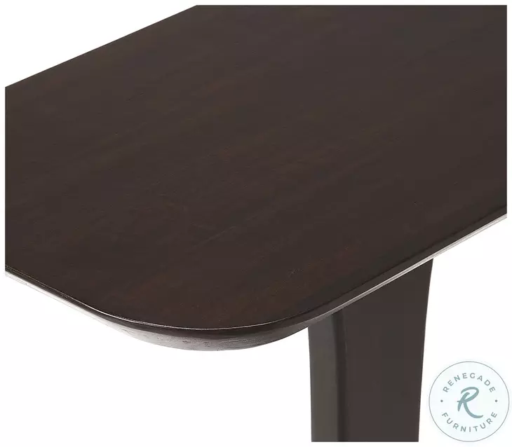 Patton Cocoa Brown Pedestal Table