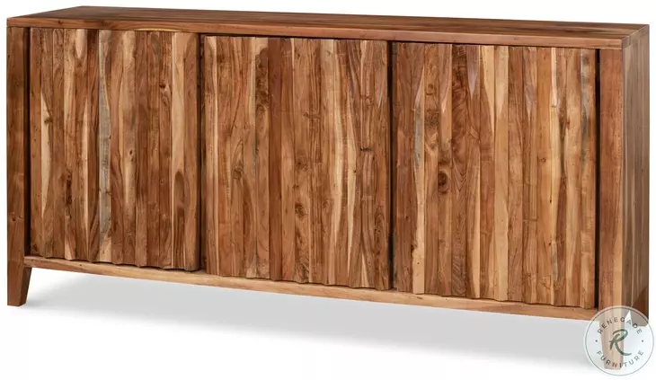 Facet Light Brown 3 Door Sideboard