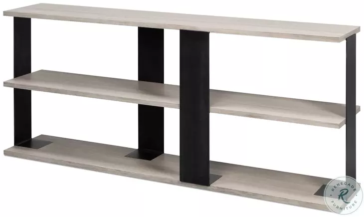 Covet Ivory Bianca And Black Console Table