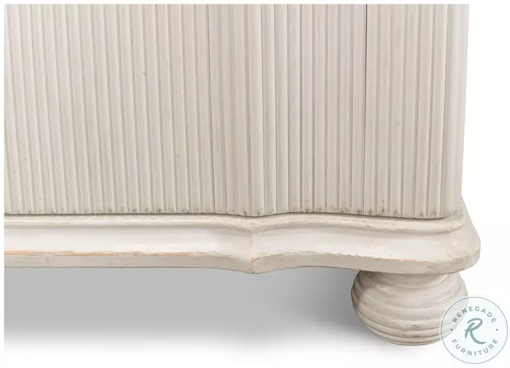 Astrid Antique White Commode