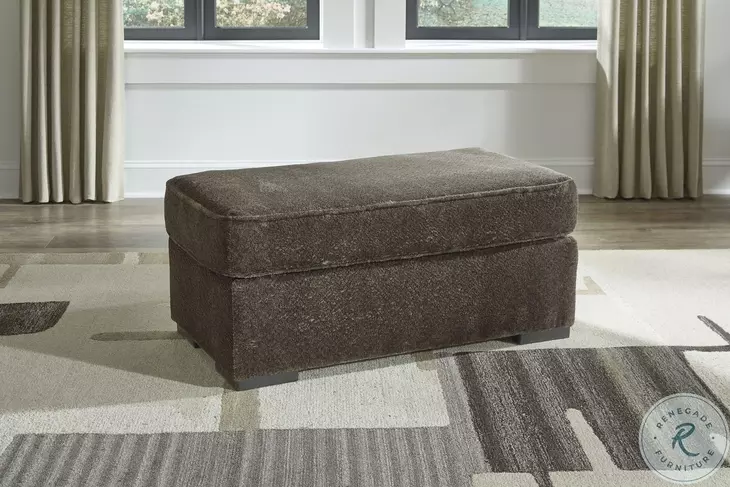 Aylesworth Chocolate Ottoman