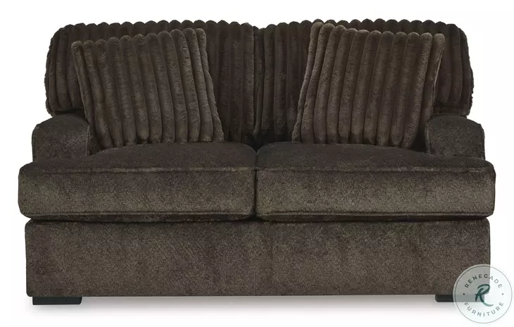 Aylesworth Chocolate Loveseat