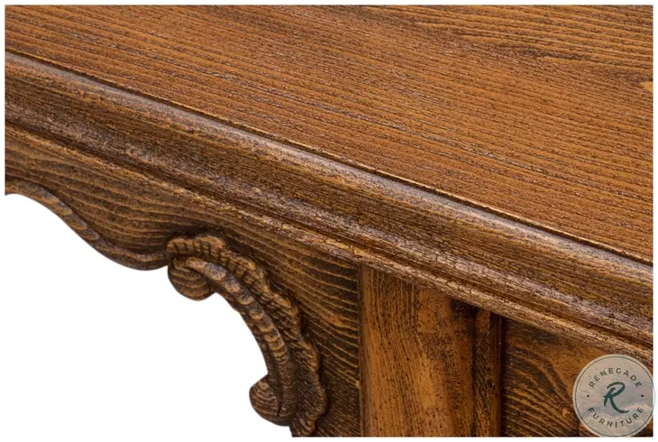 Equestrian Brown Console Table