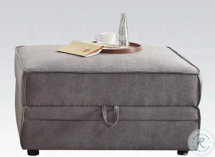 Bois Gray Velvet Modular Large Sectional