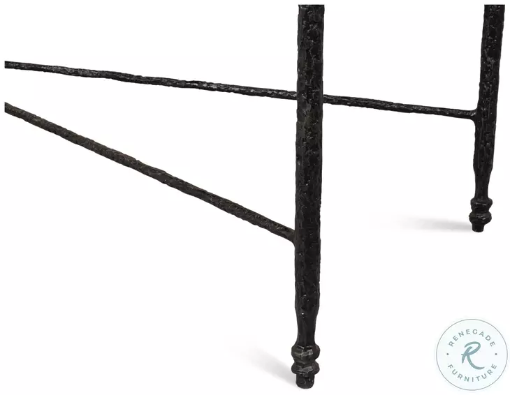 Castle Barn Grey And Wrought Iron Console Table
