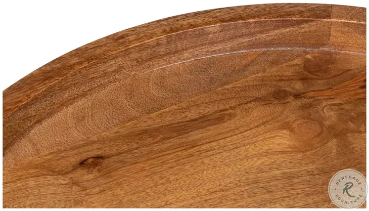 Profile Brown Round End Table