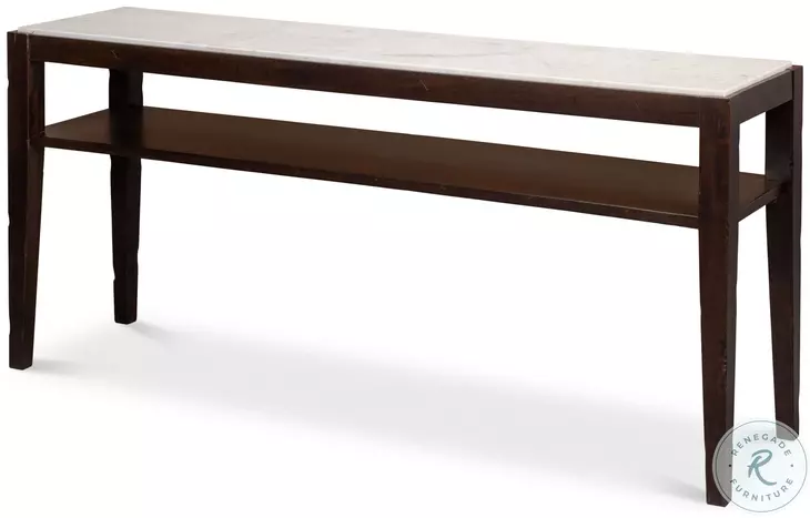 Versatilis Brown And White Console Table
