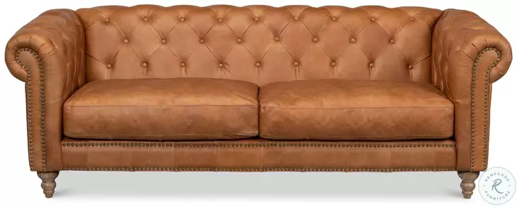 Kingston Brown 85" Sofa