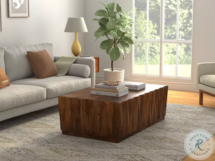 Denali Brown Rectangle Cocktail Table