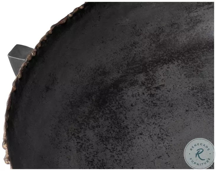 Beckham Black Round End Table