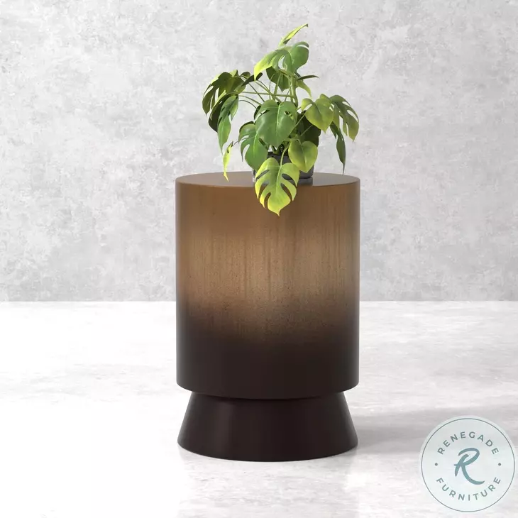 Horizon Ash Burnt Gold End Table