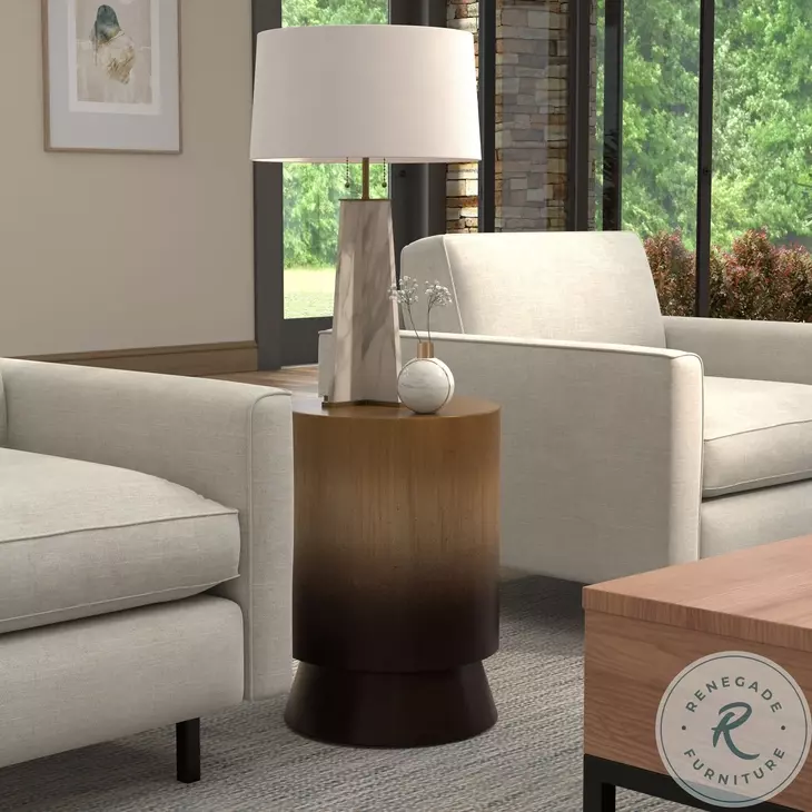 Horizon Ash Burnt Gold End Table