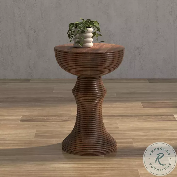 Kayan Brown End Table
