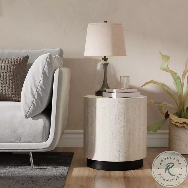 Stanford Bone End Table