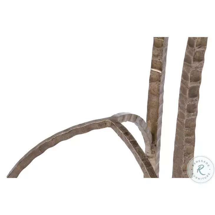 Dandy Aged Brass Side Table