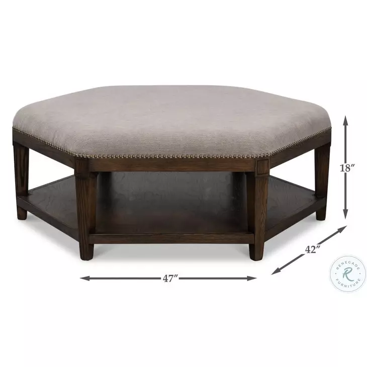 Bertram Gray Ottoman