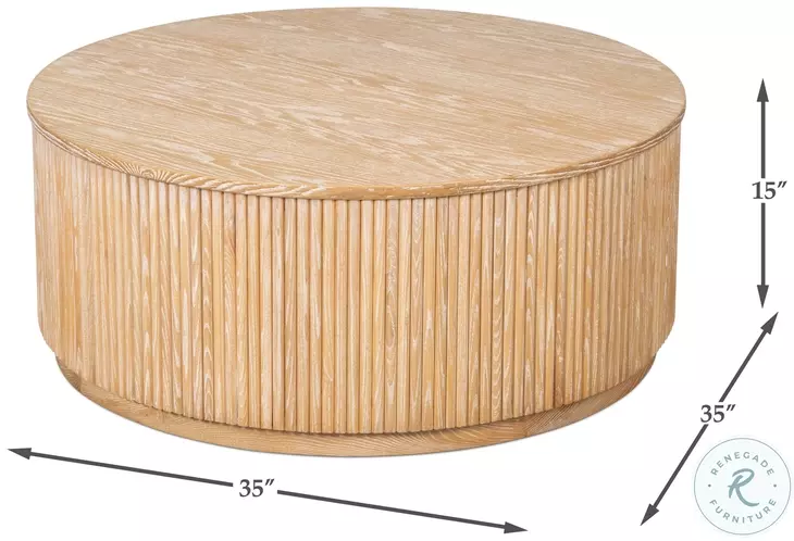 Donald Beige And Brown Cocktail Table