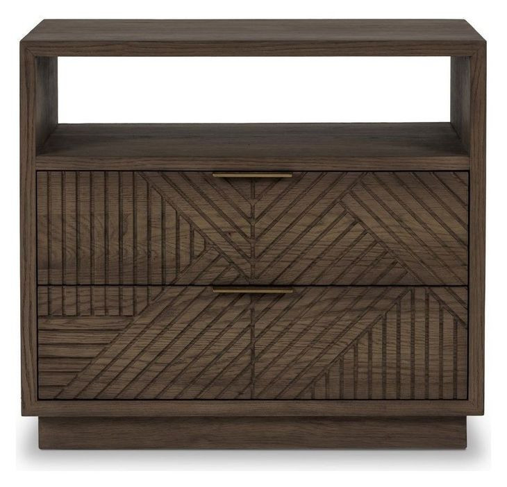Santa Clara Toasted Brown 2 Drawer Nightstand
