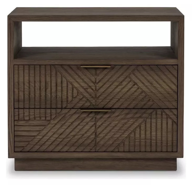 Santa Clara Toasted Brown 2 Drawer Nightstand
