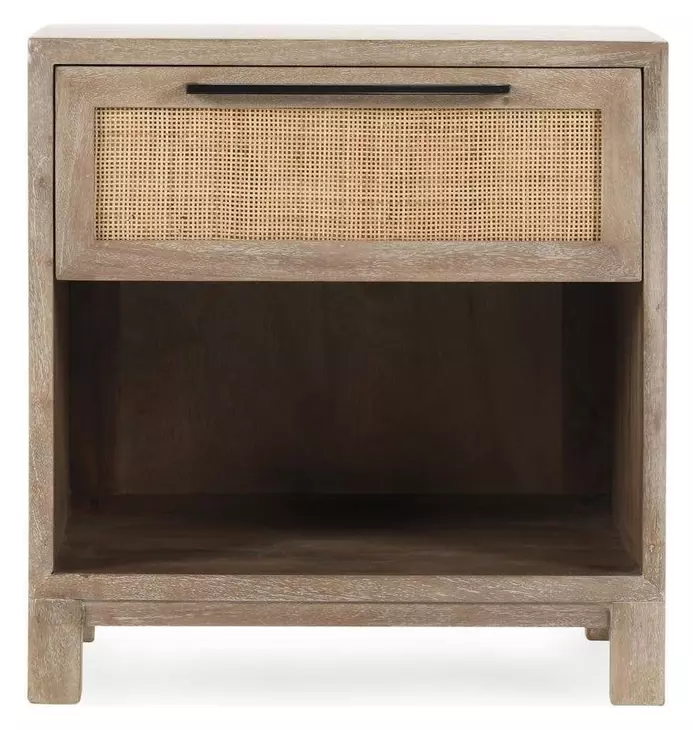 Jensen Meadow Taupe 1 Drawer Nightstand