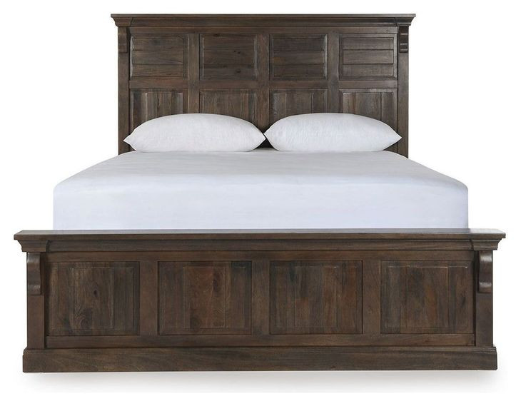 Adelaide Cocoa Brown Queen Panel Bed