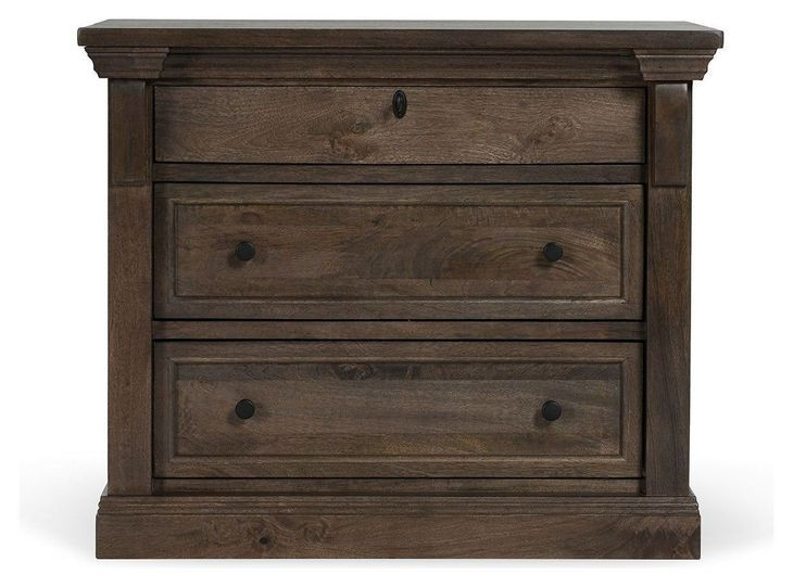 Adelaide Cocoa Brown 3 Drawer Nightstand