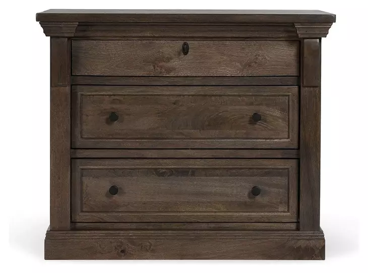 Adelaide Cocoa Brown 3 Drawer Nightstand