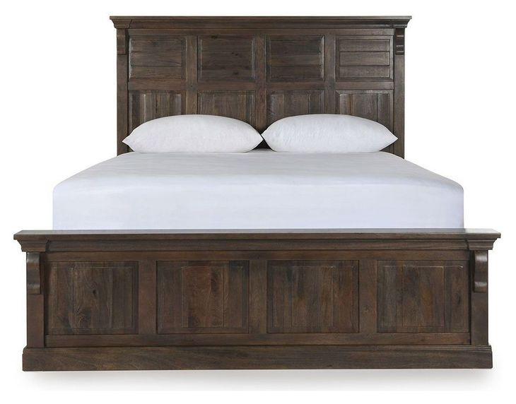 Adelaide Cocoa Brown California King Panel Bed