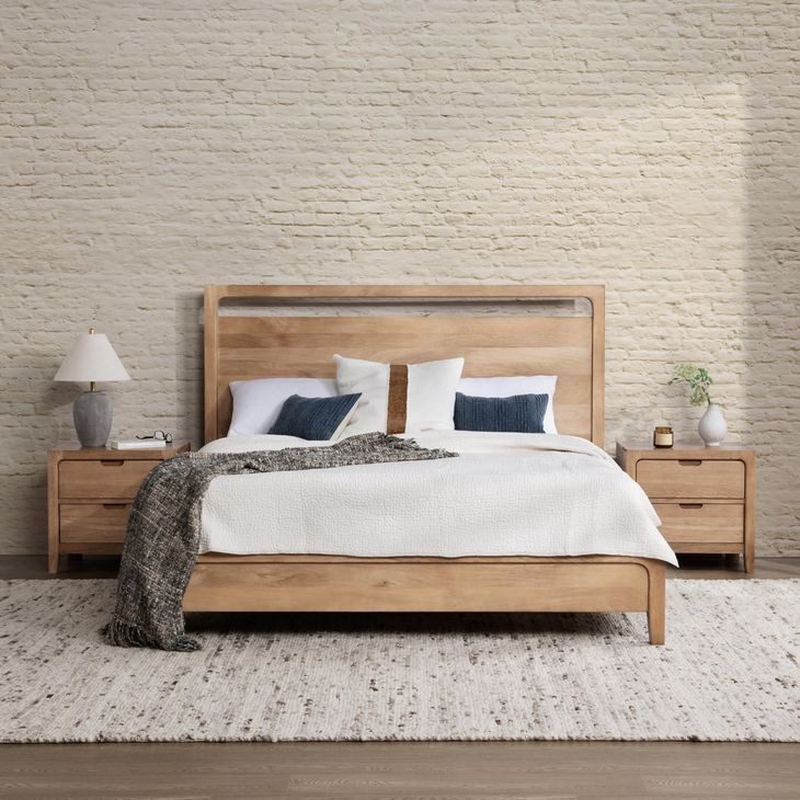 Laguna Natural Maple Panel Bedroom Set
